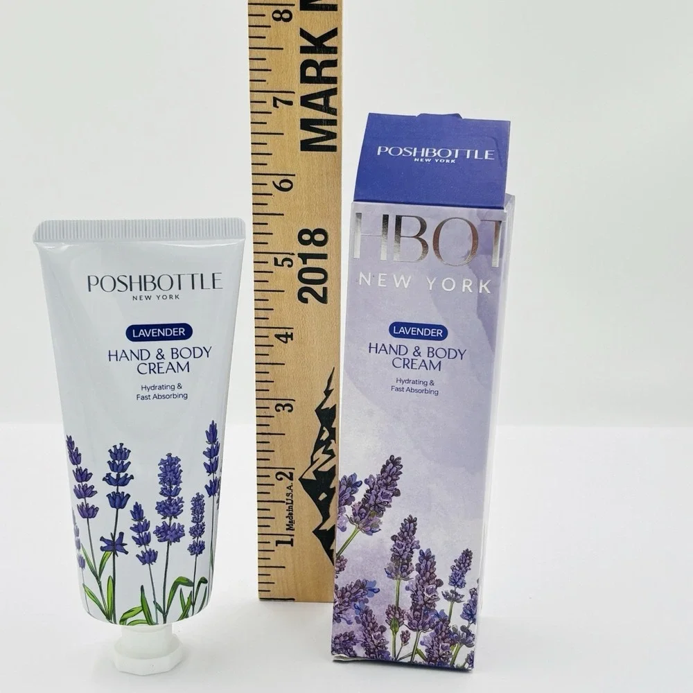 PoshBottle New York Lavender Hand & Body Cream 3.52 Oz New